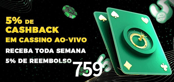 Promoções do cassino ao Vivo 759